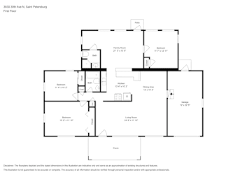 Floor plan 1 for 3930 30th Ave N