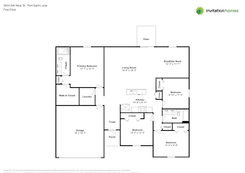 Floor plan 1 for 3933 SW Alice St