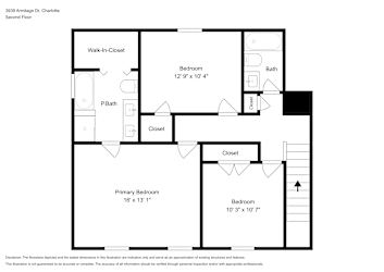 Floor plan 2 for 3939 Armitage Dr