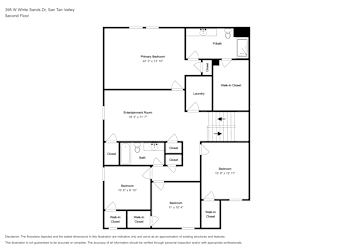 Floor plan 2 for 395 W White Sands Dr