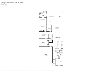 Floor plan 1 for 3961 E French Trotter St