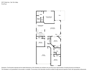 Floor plan 1 for 397 E Kelsi Ave