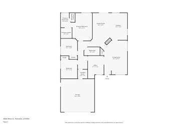 Floor plan 1 for 39826 Milan Dr
