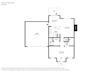 Floor plan 1 for 4 Monarch Way