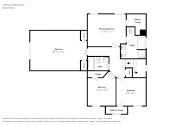 Floor plan 2 for 4 Monarch Way