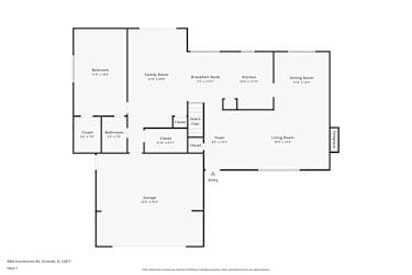 Floor plan 1 for 4005 Stonehaven Rd