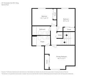Floor plan 2 for 401 Kensington Ave NW