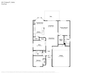 Floor plan 1 for 4011 Fontana Pl