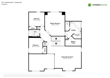 Floor plan 2 for 4011 Leatherwood Dr