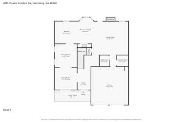 Floor plan 1 for 4015 Pointe Vecchio Cir