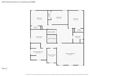 Floor plan 2 for 4015 Pointe Vecchio Cir