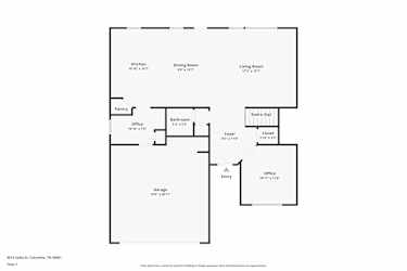 Floor plan 1 for 4015 Sadie Street