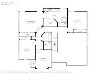 Floor plan 2 for 40181 White Leaf Ln