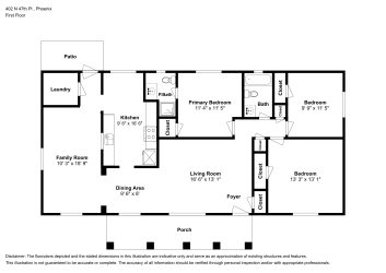 Floor plan 1 for 402 N 47th Pl