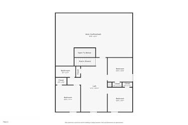 Floor plan 1 for 4020 Pleasant Shade Pl