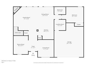 Floor plan 1 for 4024 Dellman Dr