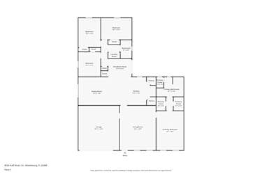 Floor plan 1 for 4024 Half Moon Cir