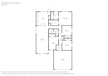Floor plan 1 for 4026 Hawthorne Glen Ct