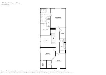 Floor plan 2 for 4027 Champlain Wy