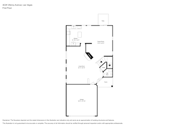 Floor plan 1 for 4028 Villeroy Ave