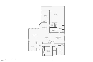 Floor plan 1 for 4030 Passage Way