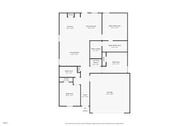 Floor plan 1 for 4032 Mountain Meadow Rd