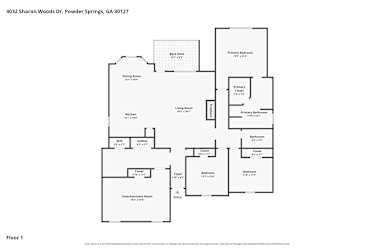 Floor plan 1 for 4032 Sharon Woods Dr