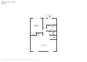 Floor plan 1 for 4033 W San Juan Ave