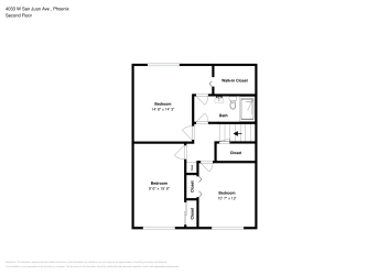 Floor plan 3 for 4033 W San Juan Ave
