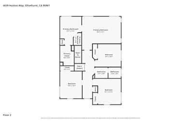 Floor plan 2 for 4039 Huston Way
