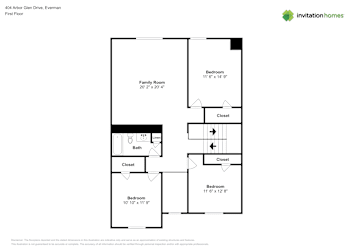 Floor plan 2 for 404 Arbor Glen Ct