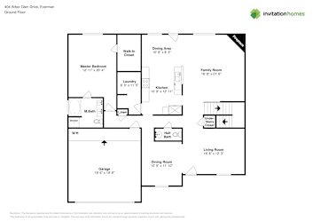 Floor plan 1 for 404 Arbor Glen Ct