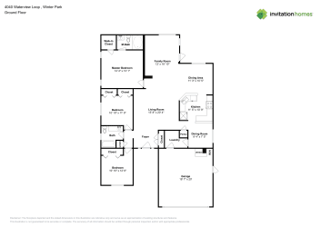 Floor plan 1 for 4040 Waterview Loop