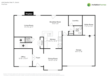 Floor plan 1 for 4045 Bradford Walk Trl