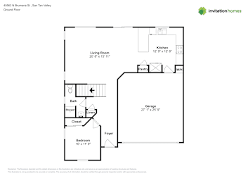 Floor plan 1 for 40563 N Brumana St