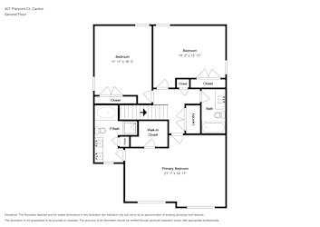 Floor plan 2 for 407 Pierpont Ct