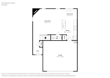 Floor plan 1 for 407 Pierpont Ct