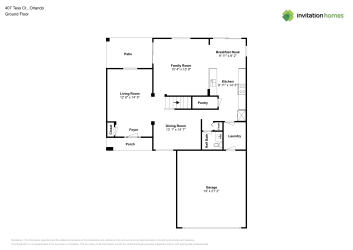 Floor plan 1 for 407 Tess Ct