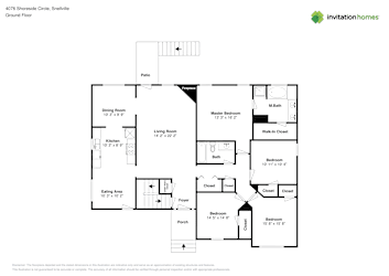 Floor plan 2 for 4076 Shoreside Cir