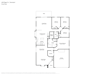 Floor plan 1 for 408 Riggs Cir