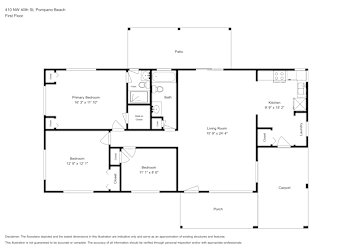 Floor plan 1 for 410 NW 40th St