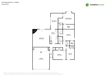 Floor plan 1 for 4105 Spring Brook Dr