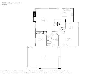 Floor plan 1 for 41085 Chaco Canyon Rd