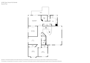 Floor plan 2 for 41085 Chaco Canyon Rd