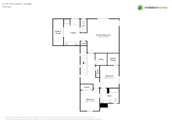 Floor plan 2 for 4112 E Cherry Hills Dr