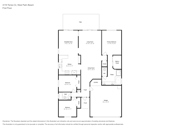 Floor plan 1 for 4116 Torres Cir