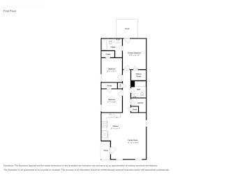 Floor plan 1 for 412 Branch Village Wy