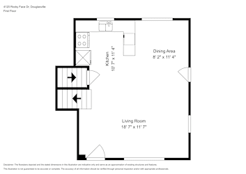 Floor plan 1 for 4120 Rocky Face Dr