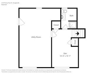 Floor plan 3 for 4120 Rocky Face Dr