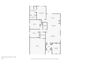 Floor plan 1 for 4122 Collinwood Dr